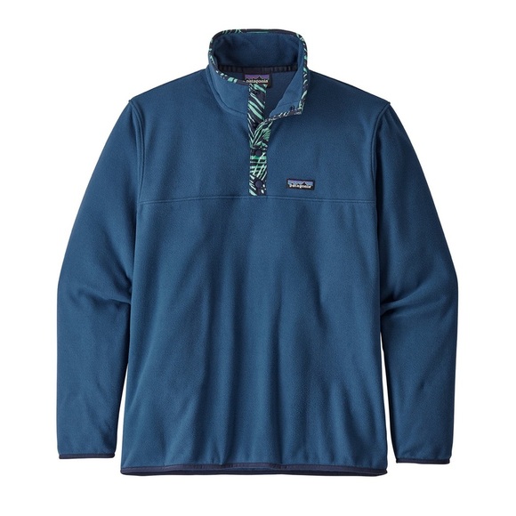 Patagonia Men's Micro D® Snap-T® Pullover Stone Blue size Medium - Picture 1 of 9
